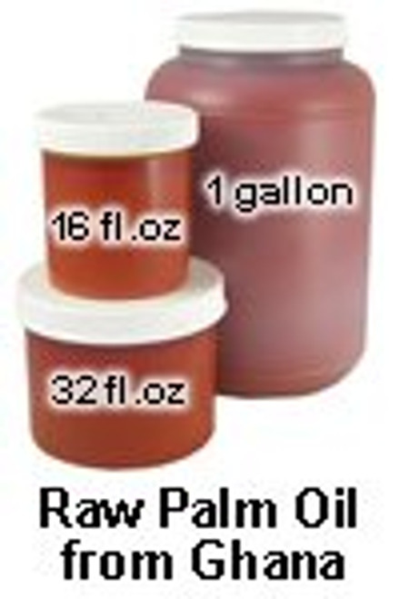 Raw Palm Oil From Ghana - 32 Oz