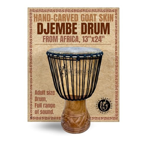 Classic Heartwood Bugarubu Drum - 13 x 28 - Djembe Direct