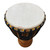 Drum Circle Djembe from Ghana - 12-13x24 - Natural