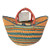 Deluxe Colorful African U-shape Shopping Basket - Large 18"