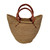 Deluxe Natural African U-Shape Shopping Basket - Large 18"