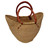 Deluxe Natural African U-Shape Shopping Basket - Large 18"