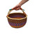 Deluxe Round Colorful African Basket - Large 16" Deluxe Round Colorful African Basket - Large 16"