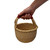 Deluxe Round Natural African Basket - Small 10"