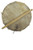 African Sakara Clay Frame Drum  -  Small 6-7"