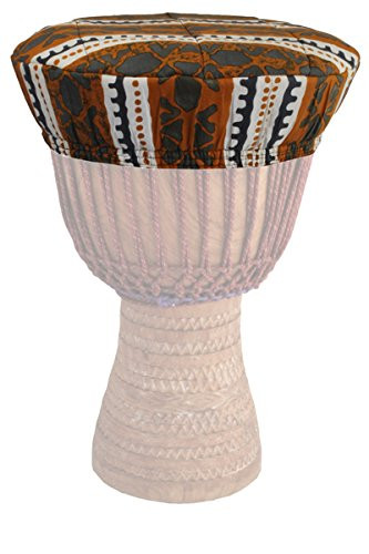 ジェンベカバー Djembe Head Cover - Assorted African Cloth Designs - Djembe Direct