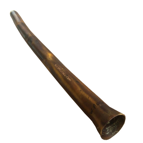 Solid Wood Didgeridoo, Beeswax Mouthpiece - 52 Long - Hand Stained - Key  of C-E from World Percussion USA - Djembe Direct