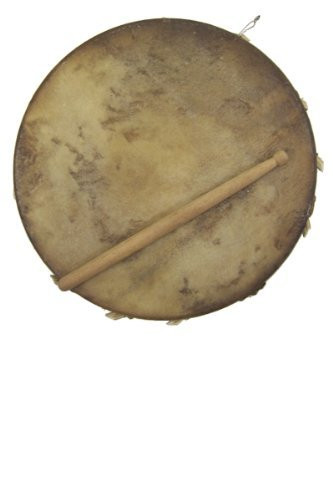 African Sakara Clay Frame Drum - Medium 8-9