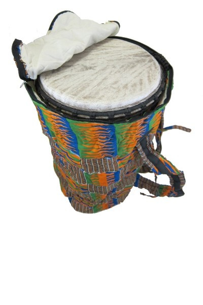 African Kente Cloth Djembe Drum Bag - Mini 9
