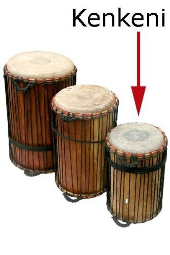 Kenkeni Dunun Bass Drum - 10x20 - Djembe Direct