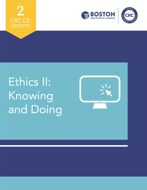 Ethics II - Knowing and Doing Recorded NAGDCA Conference Session