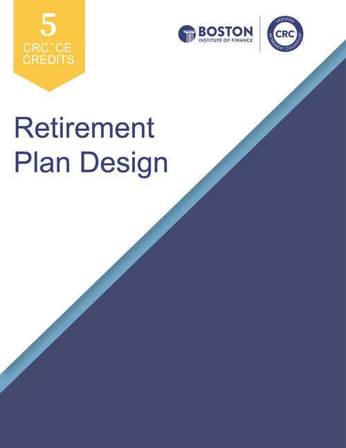 Retirement Plan Design PDF Download Course