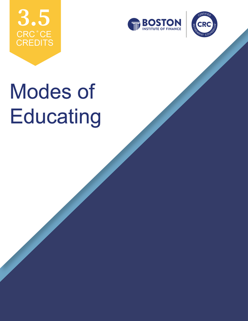 Modes of Educating PDF Download Course
