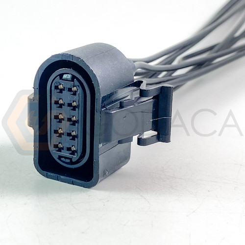 1x Connector 10-way for Radiator Fan Control 3A0 973 715