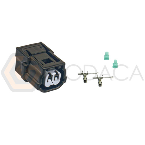 1x Connector 2-way for wheel Speed Sensor 57475-S9A-013 w/out wire