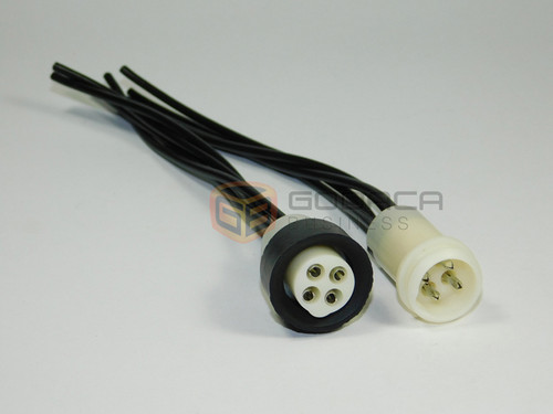 1x Female and Male round Connector 4-way YPC