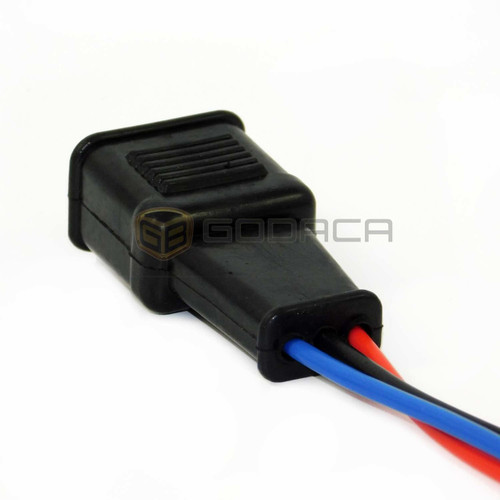 1x Connector Pigtail Harness For Bulb Fan Motor GM Volkswagen 3-way