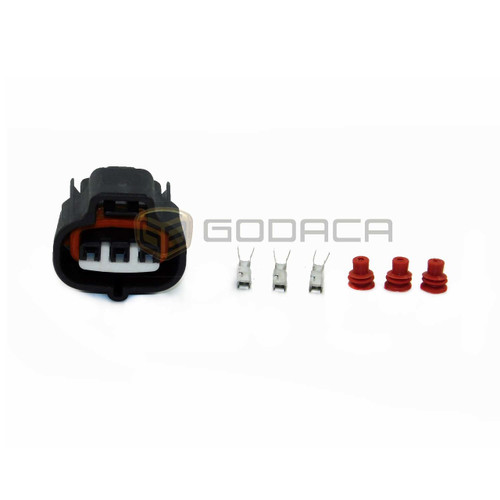 1x Connector 3-way for Map Sensor 90980-10845 w/out wire