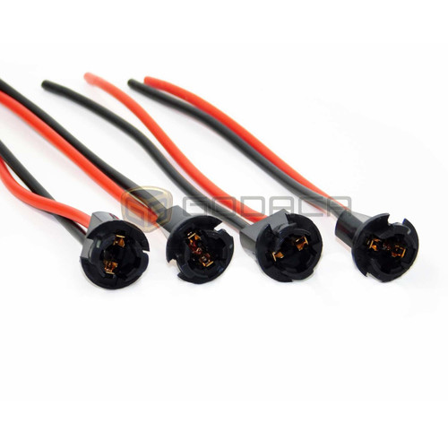 4x Connector sockect for T10 168 194 2825 W5W Parking Bulbs