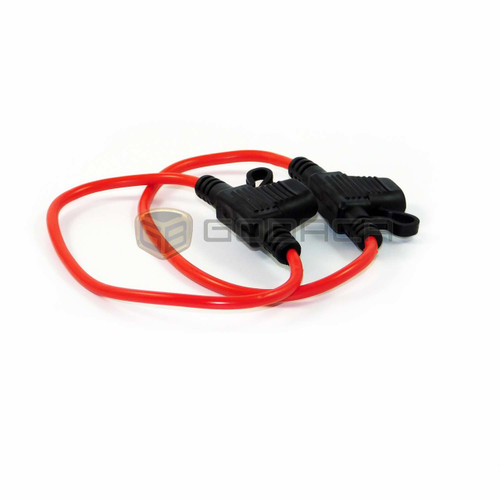 2x Connector In Line Mini Fuse Holders Fuse base 14 Gauge