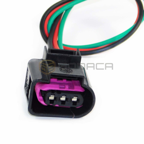 1x Connector 3-way for Audi Fuel Pressure Sensor 4D0 971 993