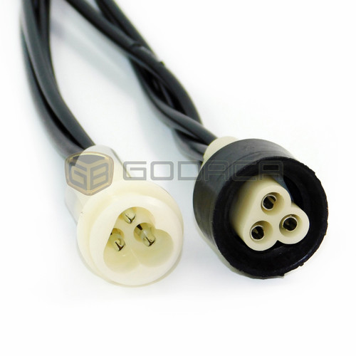 1x Female and male connector 3 pin YPC Sealed Pigtail