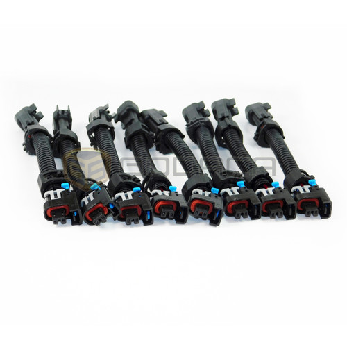 8x connector adapter mini Multec 2 to EV6 Injector