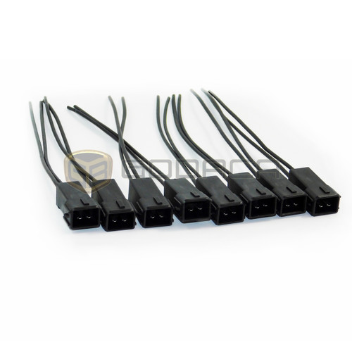 8x Male Connector for OBDII OBD2 NH1 Fuel Injector Honda Acura