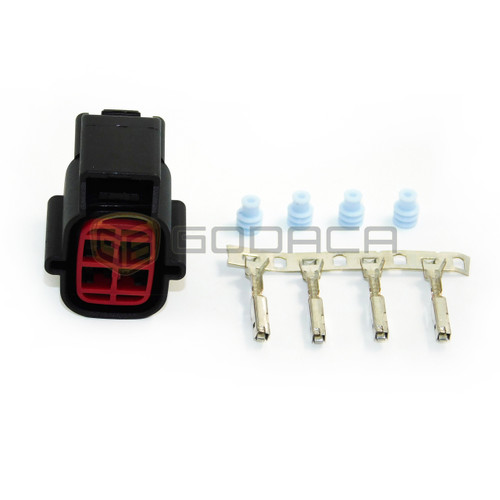 1x Connector 4-way for A/C Pressure switch cut off WPT-182 w/out wire