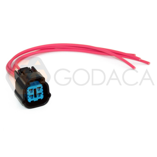 1x Connector pigtail 4 pin 4-way for Renault fiat