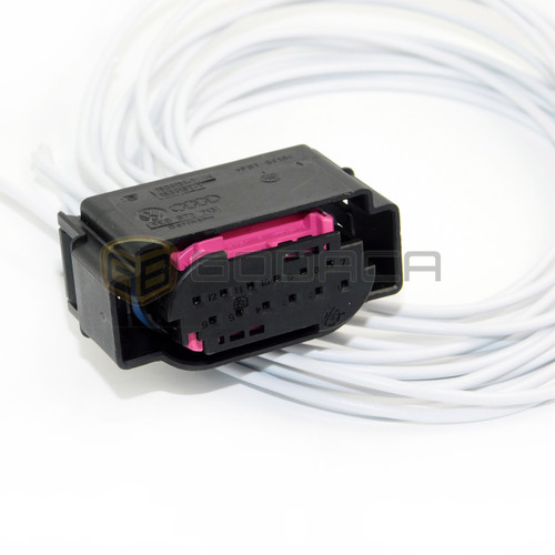 1x Connector 12 pin female 4E0 972 713  for Audi