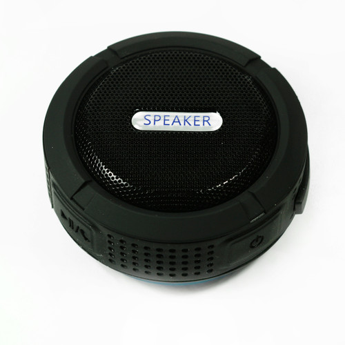 Speaker for camping Black Bluetooth Waterproof Music Mic for cellphone
