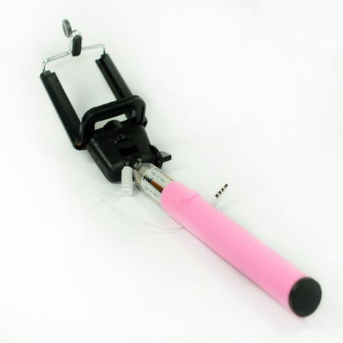 1x Pink Foldabable Selfie Stick for Android Iphone