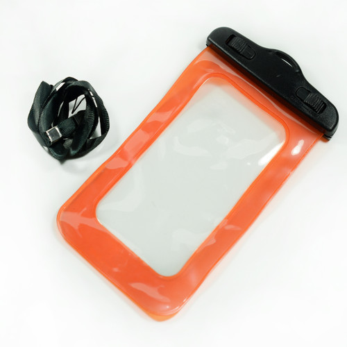 Orange Universal Waterproof Case for Iphone Android Phones