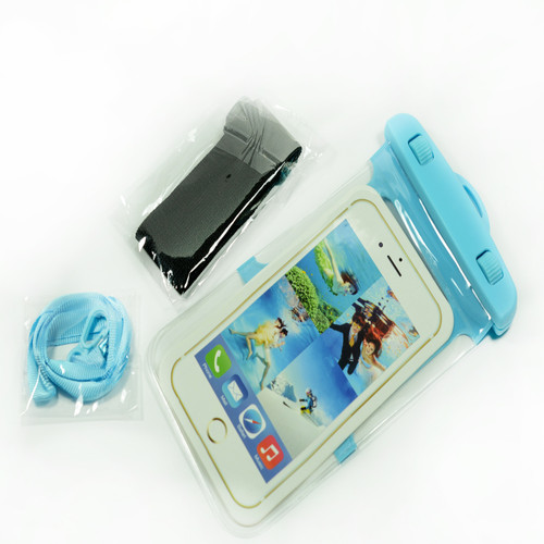 Blue Frame Universal Waterproof Case for Iphone Android Phones