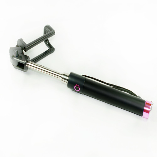1x Pink Bluetooth Foldabable Selfie Stick for Android Iphone