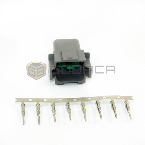 1x 8 Pin 8-way Connector DT Deutsch DT04-08PA w/out wire
