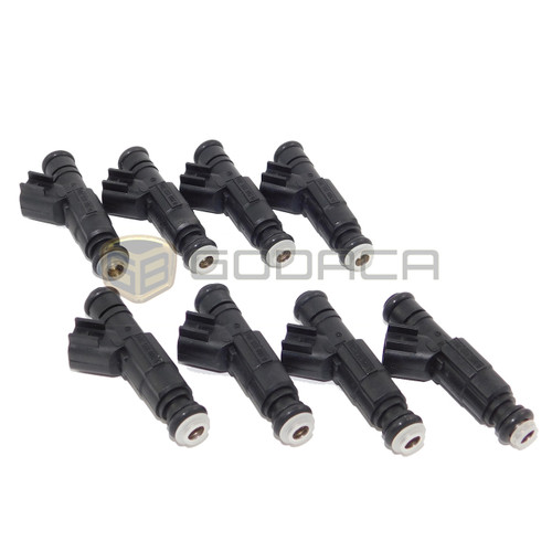 8x fuel injectors for 99-04 4.0L Jeep Cherokee 0280155784 4 Holes