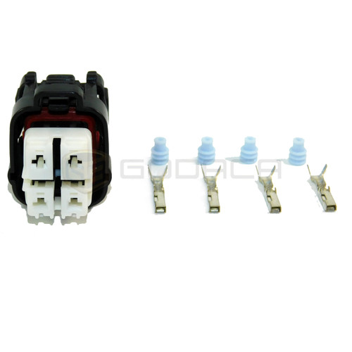 1x Connector 4-way for Fuel Pump 23210-87402 w/out wire