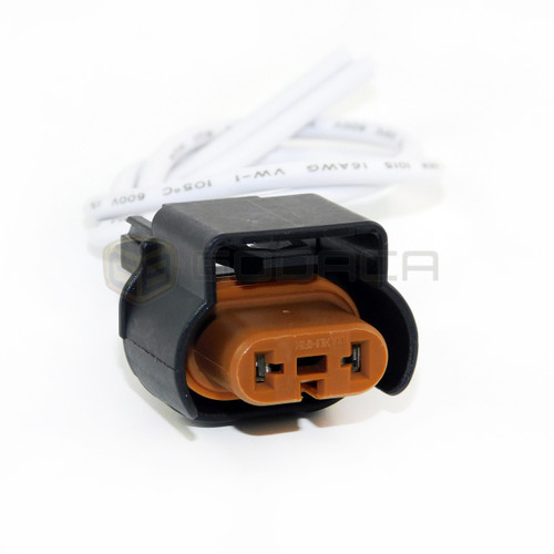 1x Connector 2-way 2 pin for Halogen Bulb HB4 for  Audi 7H0 941 165