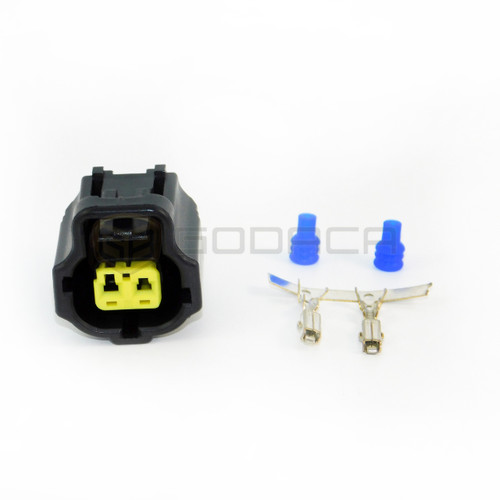 1x Connector 2-way for Toyota 90980-10736 Temperature Sensor w/out wire