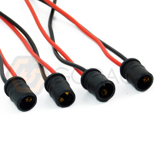 4x Connectors Socket Bulb Brake Light Harness PigTail T10 158 wiring