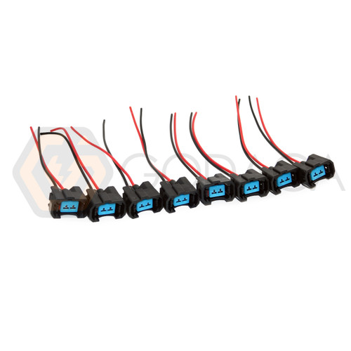 8x Connector for OBDII OBD2 NH1 Fuel Injector harness 1996-2002 Honda Acura