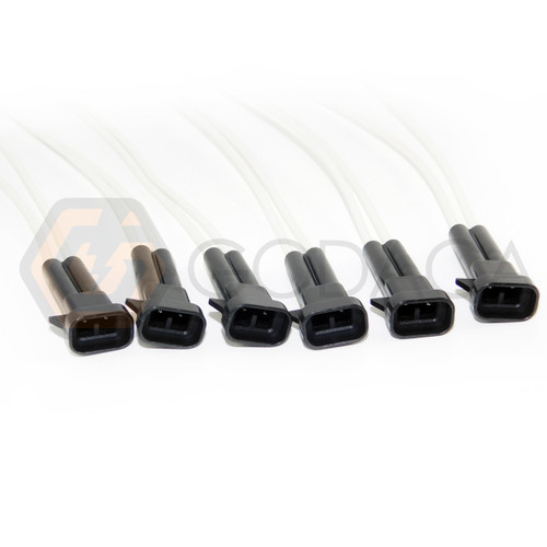 6x Connector Male mate for GM Fuel Injector 575356 1P1575