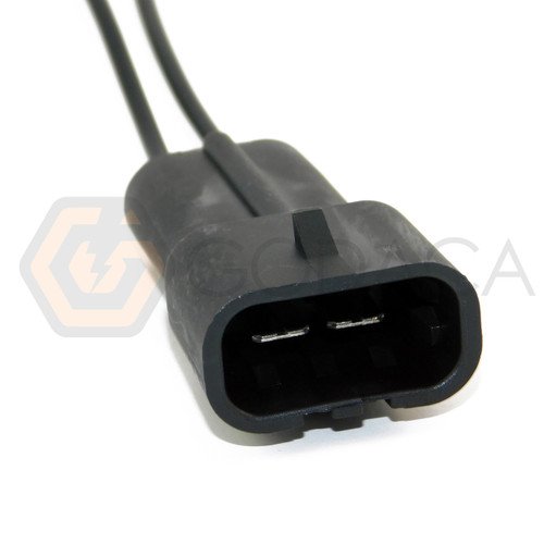 1x Male Connector 2-way for Fan Heater Blower Motor PT2304