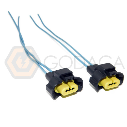 2x Connector 2-way for Fog Light 923-828