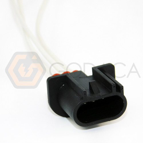 1x Socket Connector male 3-way for H13 HID Xenon headlight