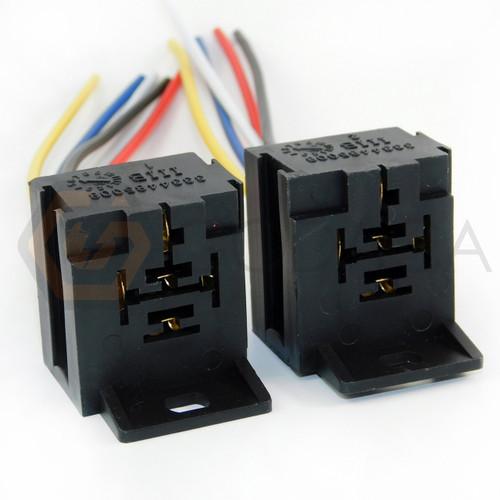 2x Connector Socket Slide Bracket 5-way for Relay Chevrolet Universal