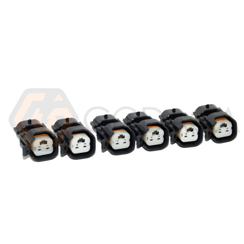6x Connector Adapter EV6 EV14 to Male Nippon Denso Top Type