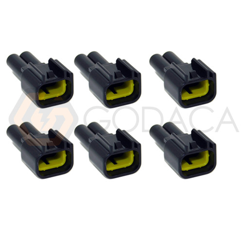 6x Connector Male Mate for Ignition Coil 4.6 5.4 6.8 Ford Mustang w/out wire